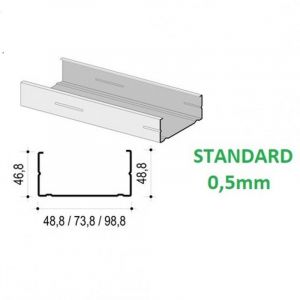 CW Profil 0.5 50 mm 3 m
