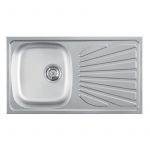 Metalac inox usadna sudopera Luna Flex 1D Ø90