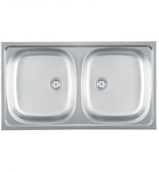 Metalac inox usadna sudopera Luna Flex 2D Ø90