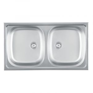 Metalac inox usadna sudopera Luna Flex 2D Ø90