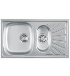 Metalac inox usadna sudopera Luna Flex 1.5D Ø90