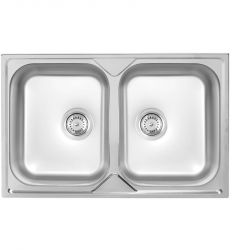 Metalac inox usadna sudopera Nera Praktik 2D Ø90