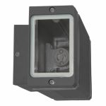 M036 Antracit siva jedan red 2xGU10 MAX 35W Lampa zidna IP44
