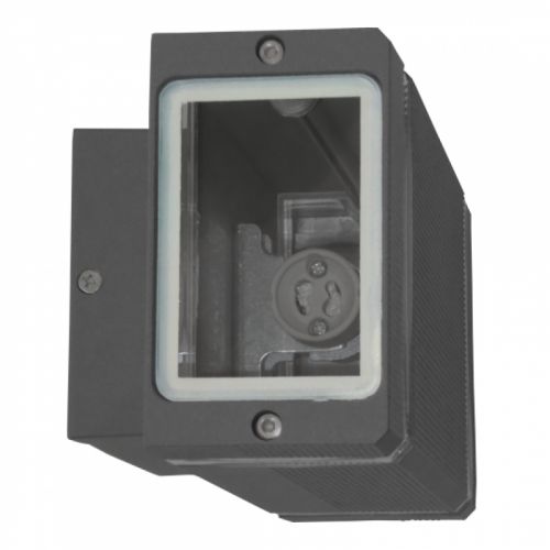 M036 Antracit siva jedan red 2xGU10 MAX 35W Lampa zidna IP44