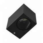 M952021 C CRNA 1xGU10 Baštenska Lampa zidna