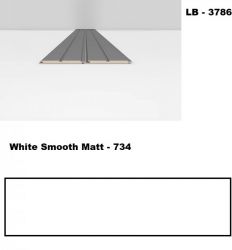 AGT Lajsna LB 3786-734Soft Touch White 12x195x2800