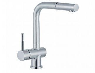 STEEL JS38601 Baterija za sudoperu - sa izvlačnim tušem nerđajući čelik