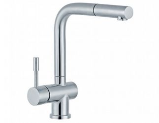 STEEL JS38603 Baterija za sudoperu - sa izvlačnim tušem električni prelivni bojler nerđajući čelik OUTLET