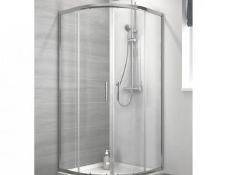 6012/195cm tuš paravan providno staklo R80 Silver 