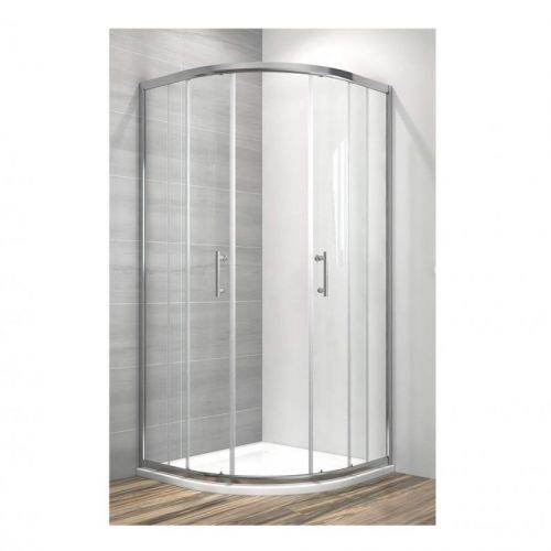6012/195cm tuš paravan providno staklo R80 Silver 