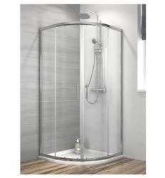 6012/195cm tuš paravan providno staklo R90 Silver 
