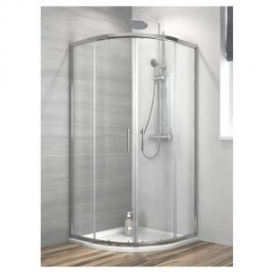 6012/195cm tuš paravan providno staklo R90 Silver 