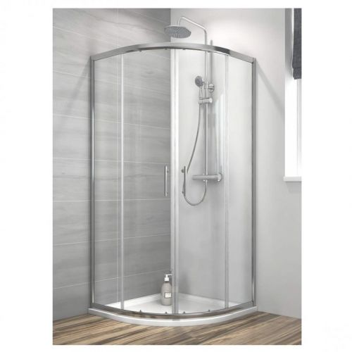 6012/195cm tuš paravan providno staklo R90 Silver 