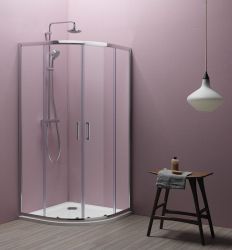 Tuš kabina TKP eco quat 90 SILVER/PROVIDNO-511120