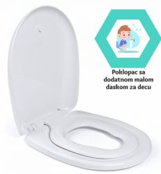 WC daska UNIVERSAL soft termoplast wd 340