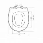 WC daska UNIVERSAL soft termoplast wd 340