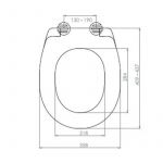 WC Daska AKDENIZ termoplast WD 300