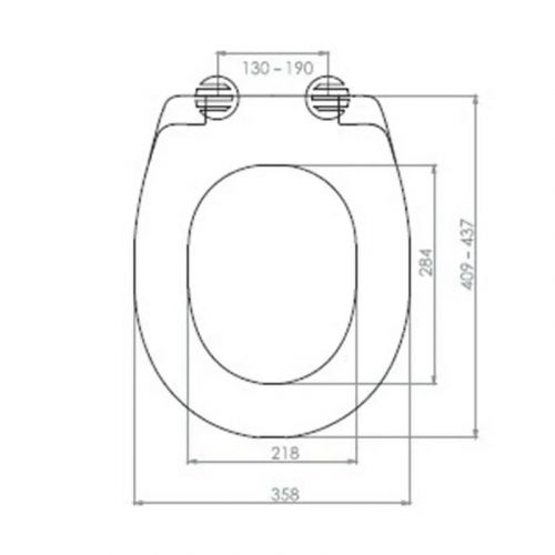 WC Daska AKDENIZ termoplast WD 300