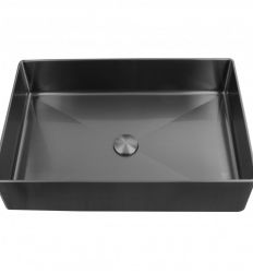 METALNI LAVABO WBTB513610NMBG kocka tamno sivi inox