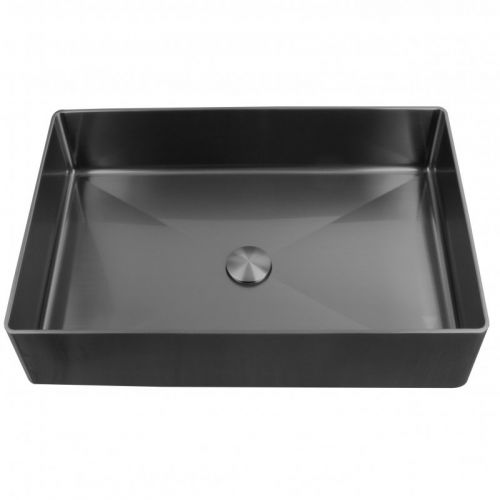 METALNI LAVABO WBTB513610NMBG kocka tamno sivi inox