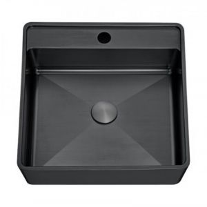 METALNI LAVABO WBT4141NMBG kocka tamno sivi inox