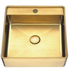 METALNI LAVABO WBT4141G kocka zlatni inox