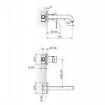 S2 BLACK 231402B Uzidna Baterija za Lavabo