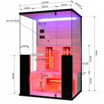 Infracrvena Sauna BILLUND 2 125x100x190 cm F40125