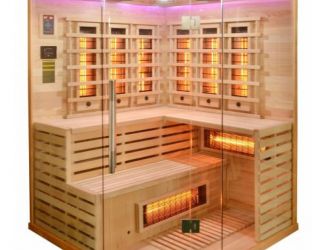 Infracrvena Sauna DELUXE 150x150x200 cm J21150