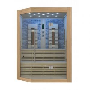 Infracrvena Sauna KIRUNA 160x141,1x64,8x114,1x160x210 cm K50160