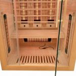 Infracrvena Sauna MALMÖ 2 120x105x190 cm SB10120