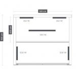 Infracrvena Sauna RUBY 2 120x100x195 cm F20120