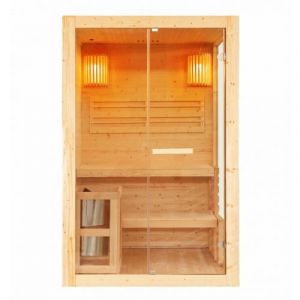 Finska Sauna PANORAMA 130x120x200 cm J60130