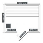 Finska Sauna RIGA 150x120x190 cm J60120