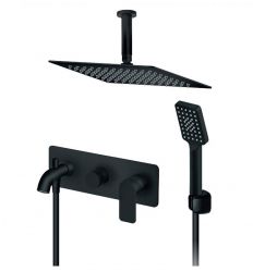 S2 BLACK 231707B Ugradna baterija za tuš kadu