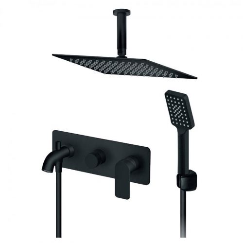 S2 BLACK 231707B Ugradna baterija za tuš kadu