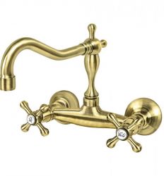 BRONTEE NB03201 Baterija za lavabo zidna - gornji izliv