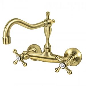 BRONTEE NB03201 Baterija za lavabo zidna - gornji izliv