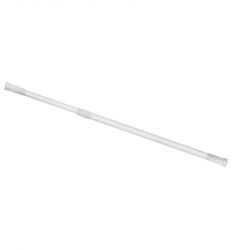Šipka za zavesu 70-120 cm aluminijska bela