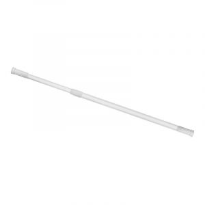 Šipka za zavesu 70-120 cm aluminijska bela