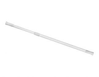 Šipka za zavesu 70-120 cm aluminijska bela