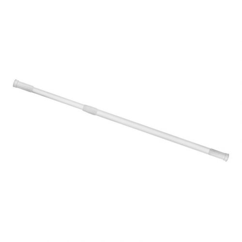 Šipka za zavesu 70-120 cm aluminijska bela