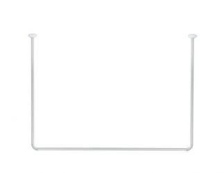 Šipka za zavesu 90x90x90 aluminijski beli