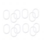 Alkice za zavese 12/1 pvc bele