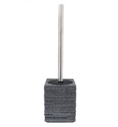 Četka za wc šolju BRICK siva poliresin