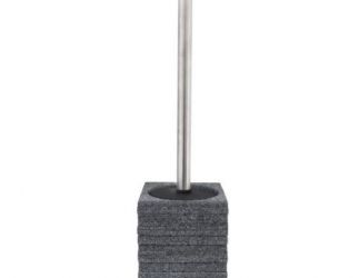 Četka za wc šolju BRICK siva poliresin