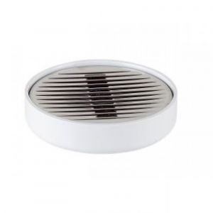Tacna za sapun LENOX bela PVC M-E32-01