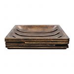 Tacna za sapun Brick bronzana Polirezin