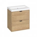 Ormarić sa umivaonikom ATRATO SLIM 60 OAK HIKORA C641 S4007-004