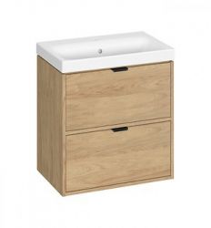 Ormarić sa umivaonikom ATRATO SLIM 60 OAK HIKORA C641 S4007-004